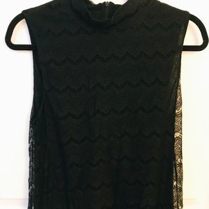 Banana Republic | Black Lace Tank